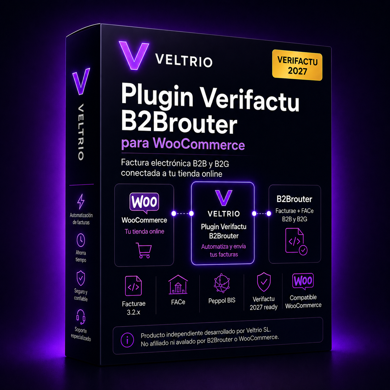 Plugin Verifactu B2Brouter para WooCommerce - Veltrio 1 Plugin B2Brouter para WooCommerce - facturación electrónica WooCommerce