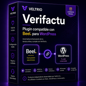 Plugin BeeL para WooCommerce - Verifactu BeeL Veltrio