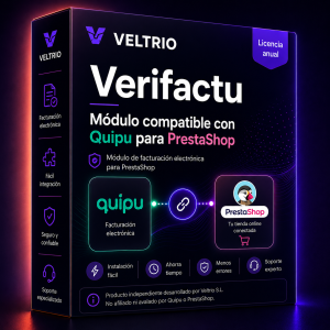 Módulo Quipu para PrestaShop - Verifactu Quipu Veltrio