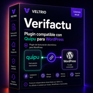 Plugin Quipu para WooCommerce - Verifactu Quipu Veltrio