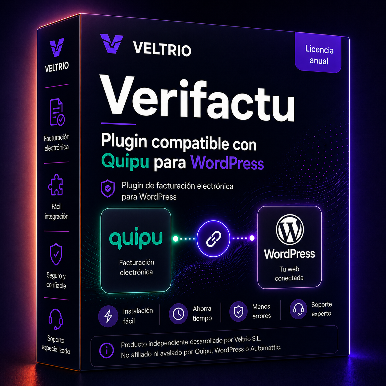 Plugin Verifactu Quipu para WooCommerce - Veltrio 1 Plugin Quipu para WooCommerce - Verifactu Quipu Veltrio