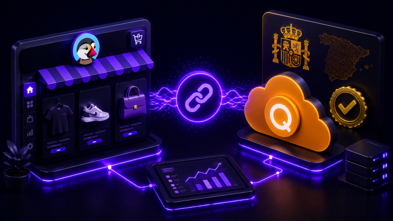 Manual Quipu + PrestaShop: facturación automática y preparación VeriFactu en 2026