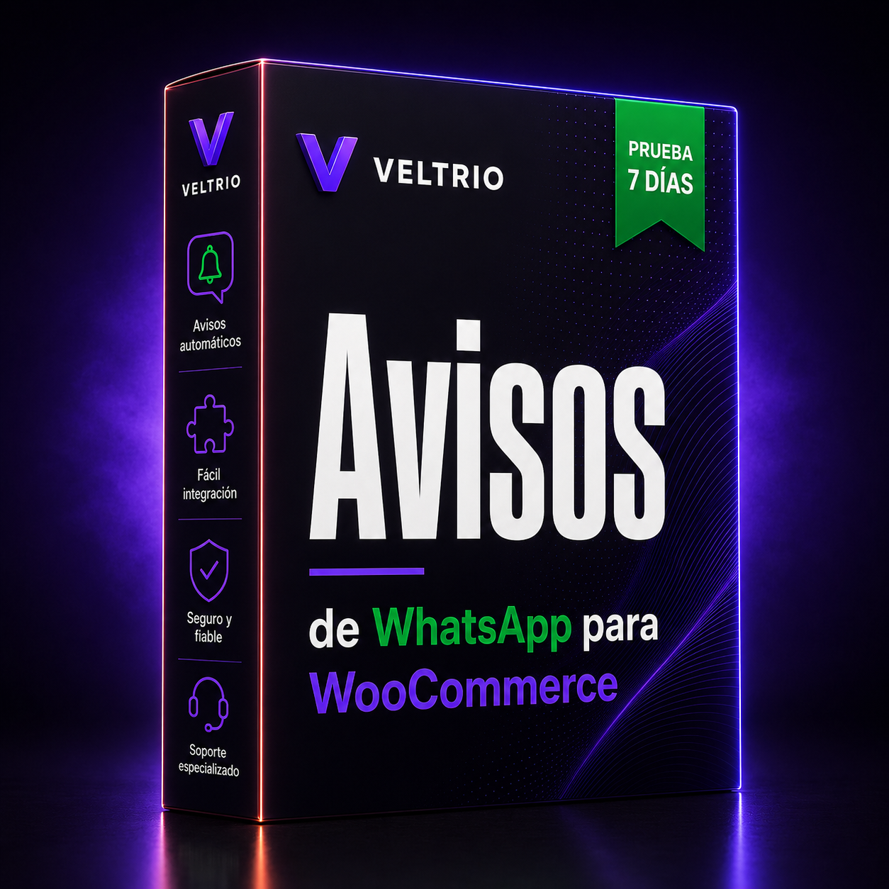Avisos de WhatsApp para WooCommerce - Prueba 7 días - Veltrio 1 Avisos de WhatsApp para WooCommerce - prueba 7 dias